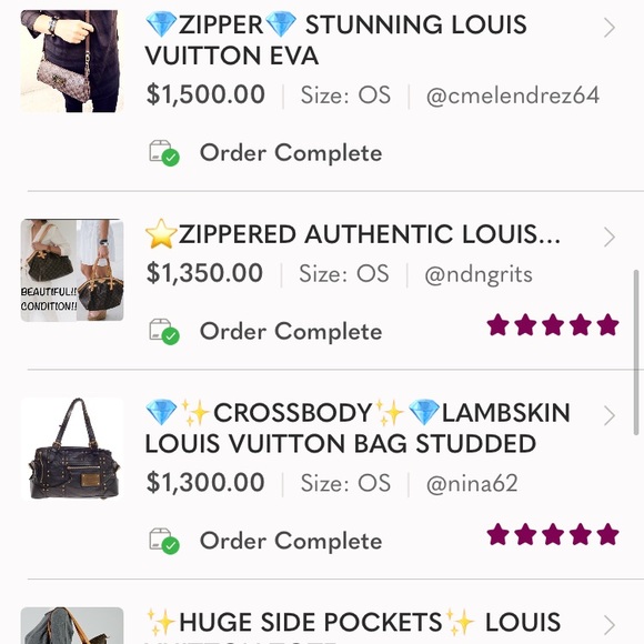 Meet your Posher, Bagsy with 5. Star orders - Picture 3 of 6